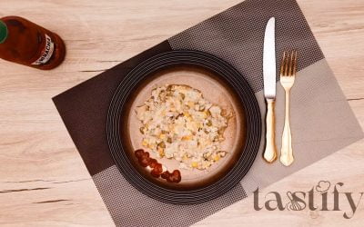 Пржен ориз со пилешко