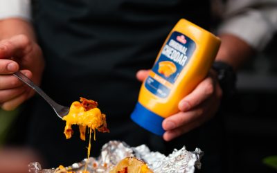 Jacket potatoes со чедар сос